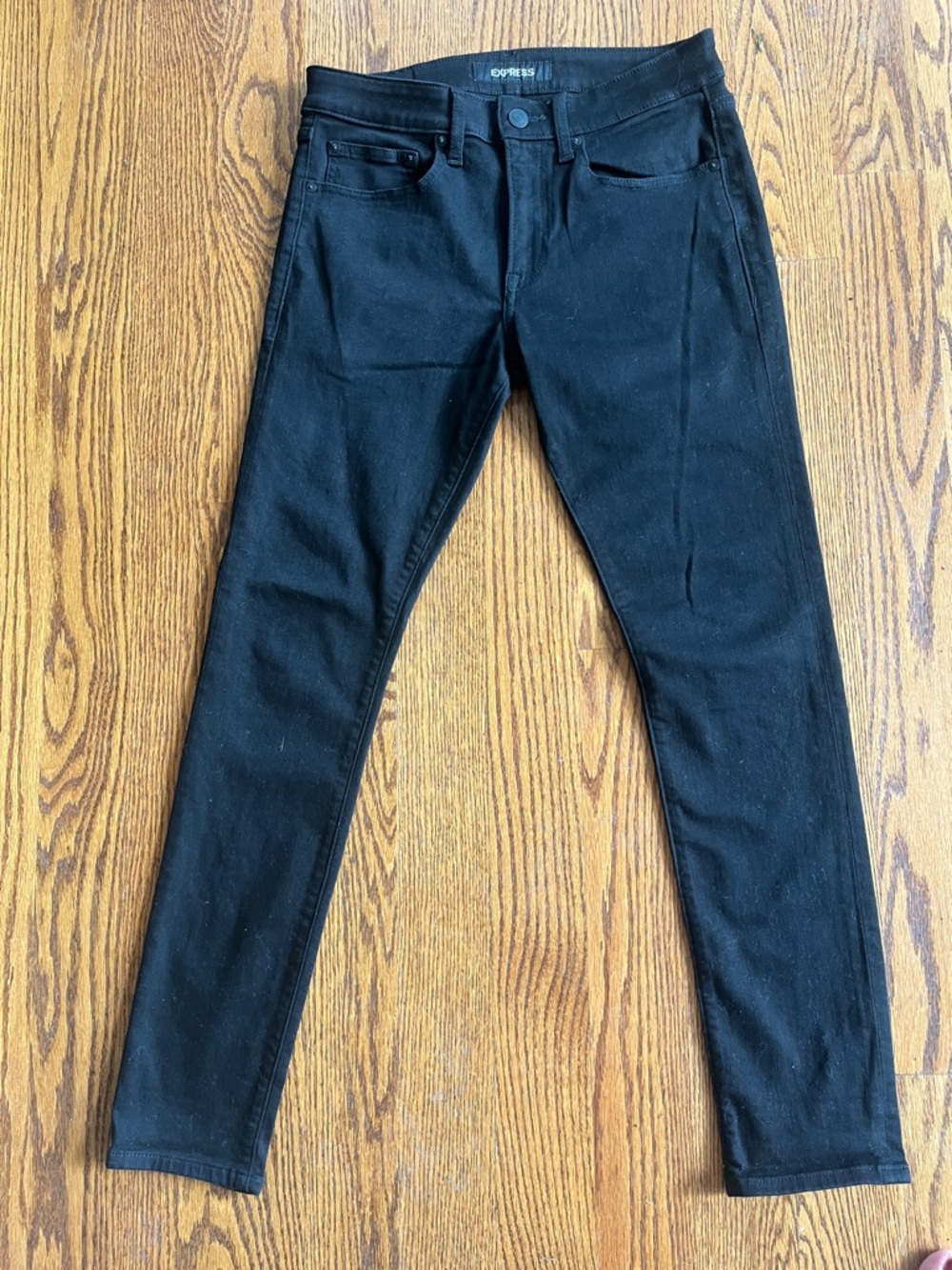 Express Black Super Stretch Skinny Jeans